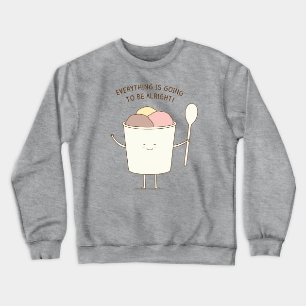 comfort food Crewneck Sweatshirt by milkyprint